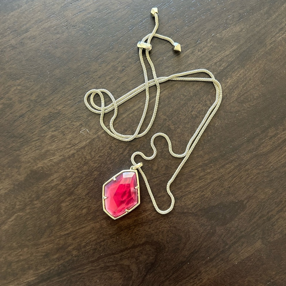 Kendra Scott adjustable stone necklace